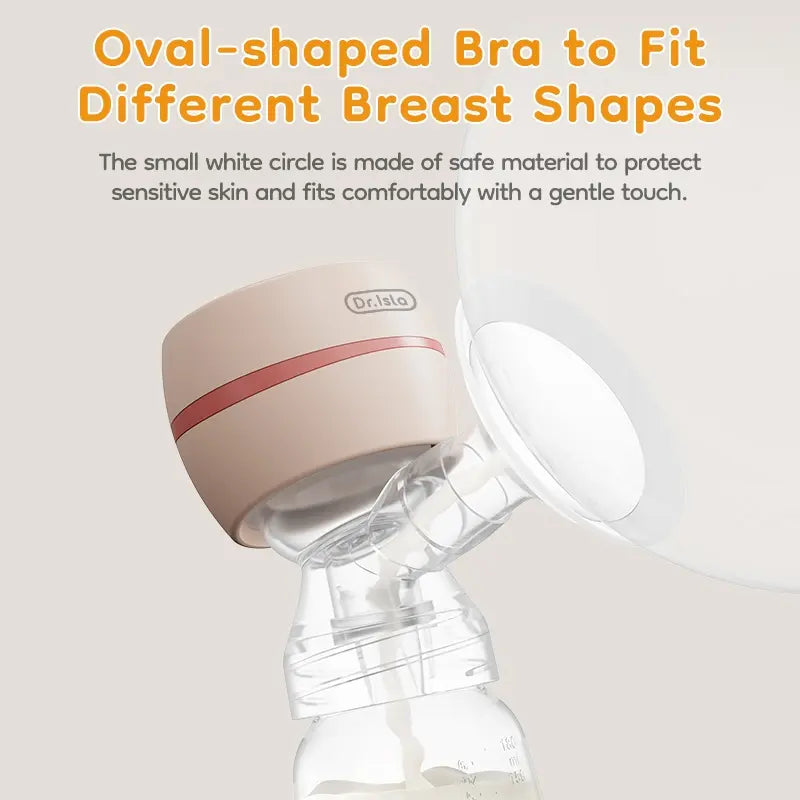 Electric Silent Breast Pump Massager, Automatic Pumping System, Rechargeable Portable Baby Breastfeeding Collector, Unisex, 180ML Volume Capacity, Wearable Breast Pumps