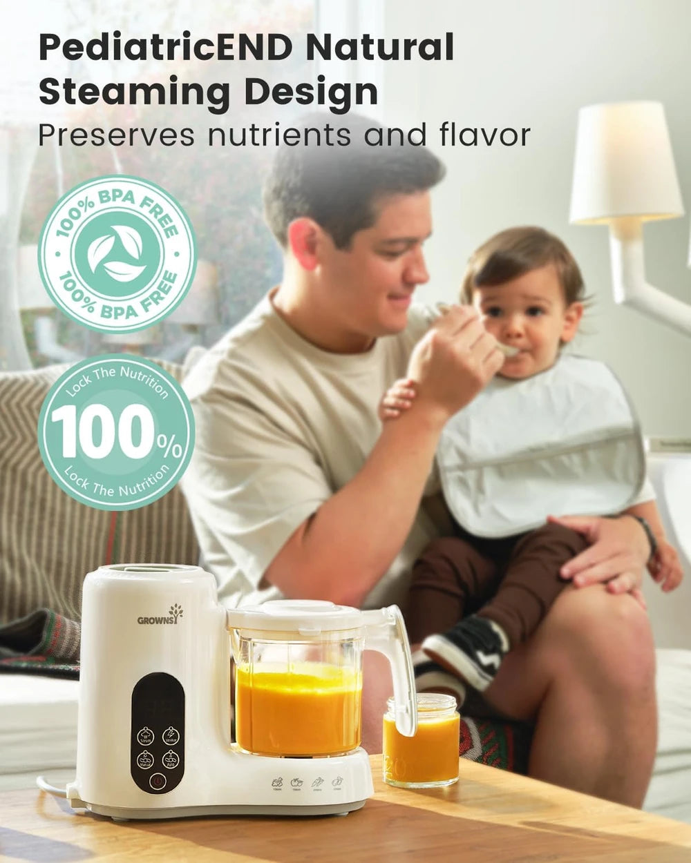 4-in-1 Baby Food Maker & Sterilizer