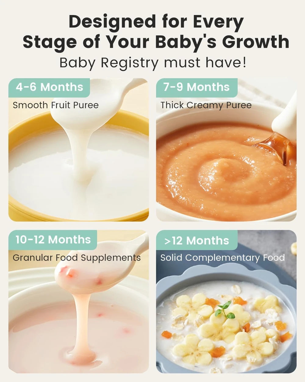 4-in-1 Baby Food Maker & Sterilizer