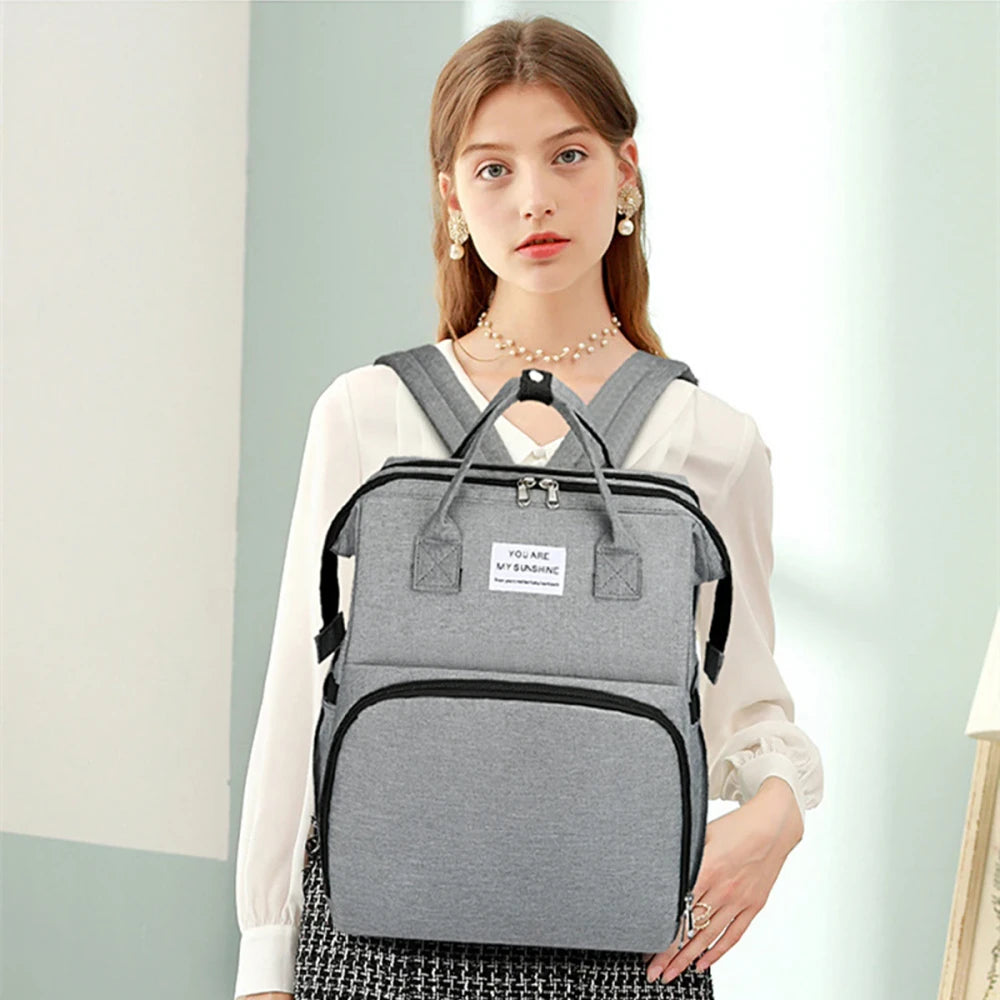 ISLAVIVA™  3-1 Mommy Travel Bed & Diaper Backpack