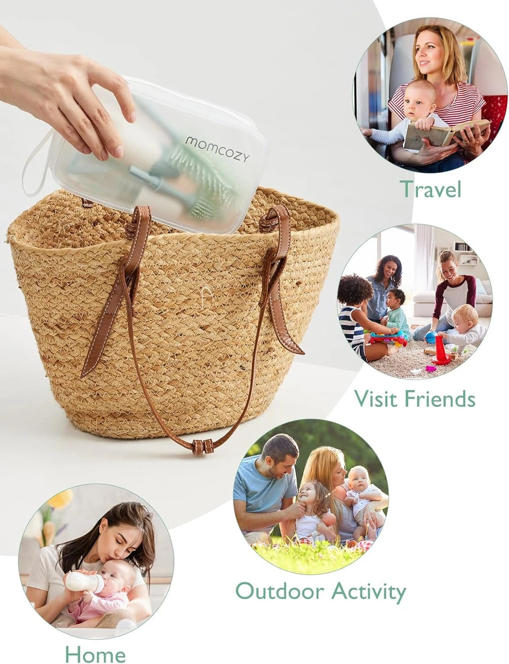Momcozy Baby Bottle Brush Kit