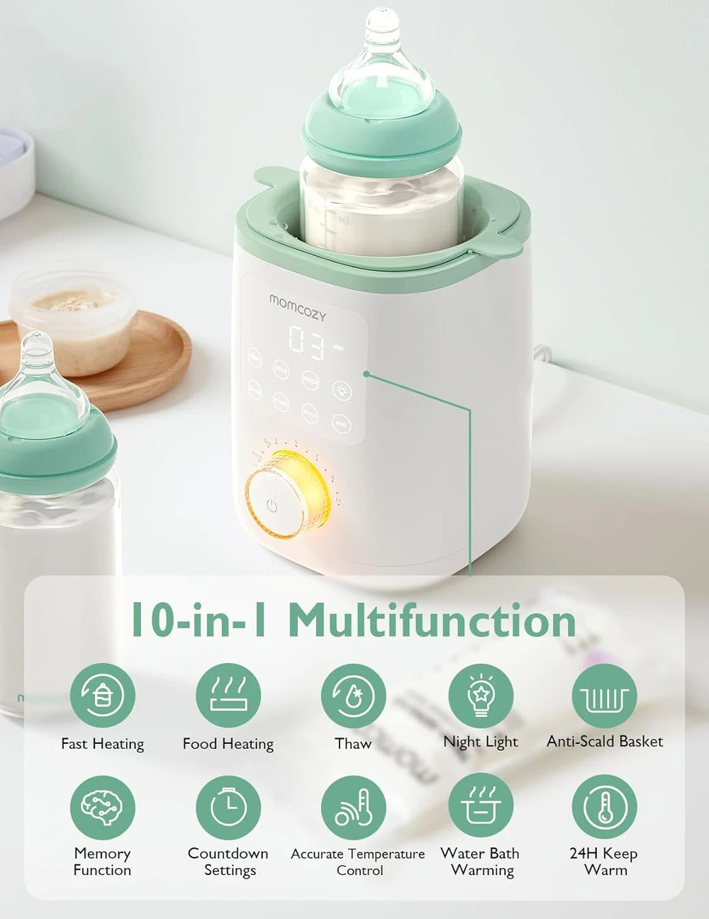 Momcozy Bottle Warmer 10 in 1