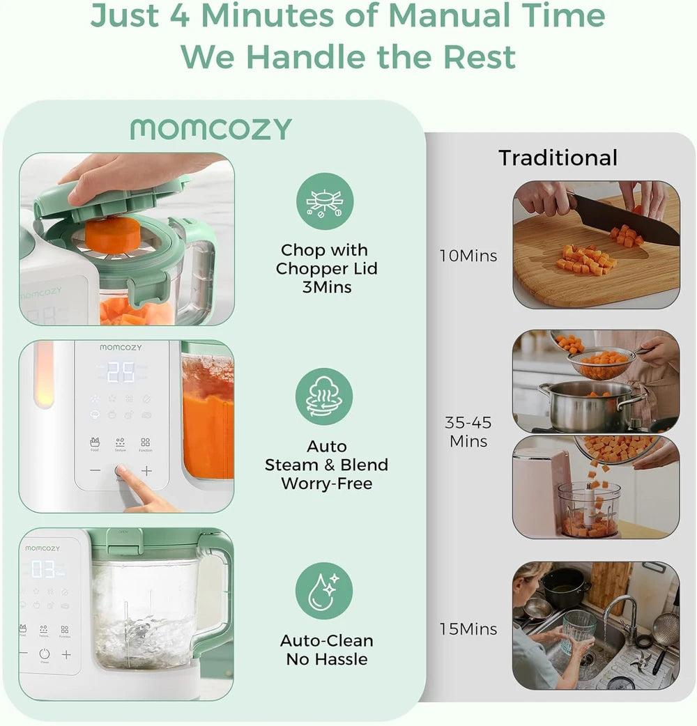 Momcozy AutoMeal Baby Food Maker