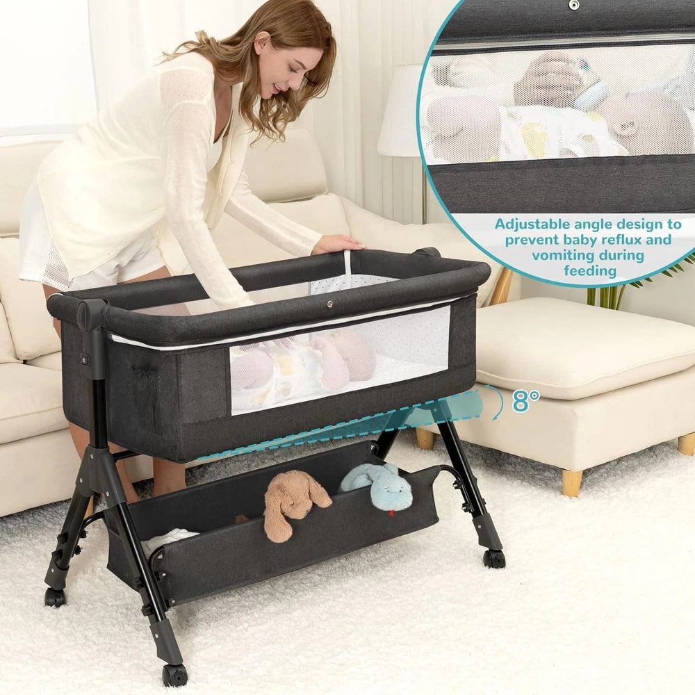 Veluci Bedside 3-in-1 Bassinet