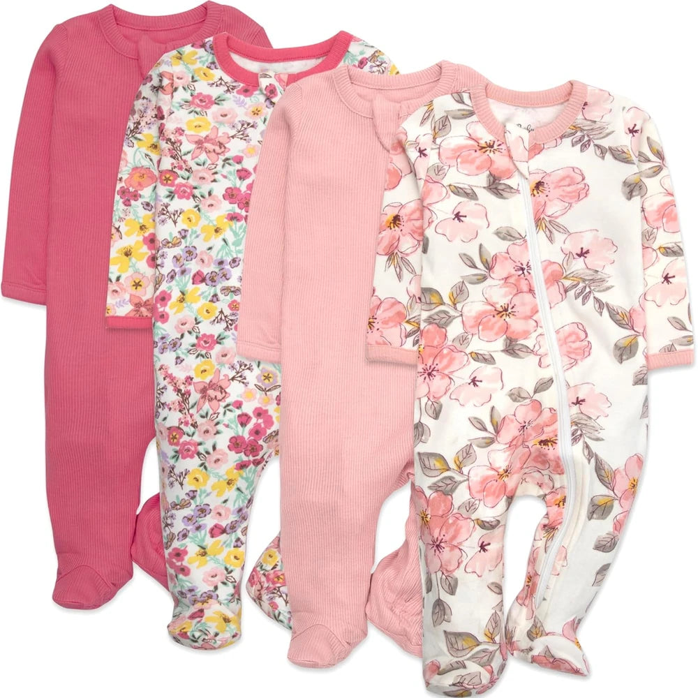Baby Girls Footie Pajama Set