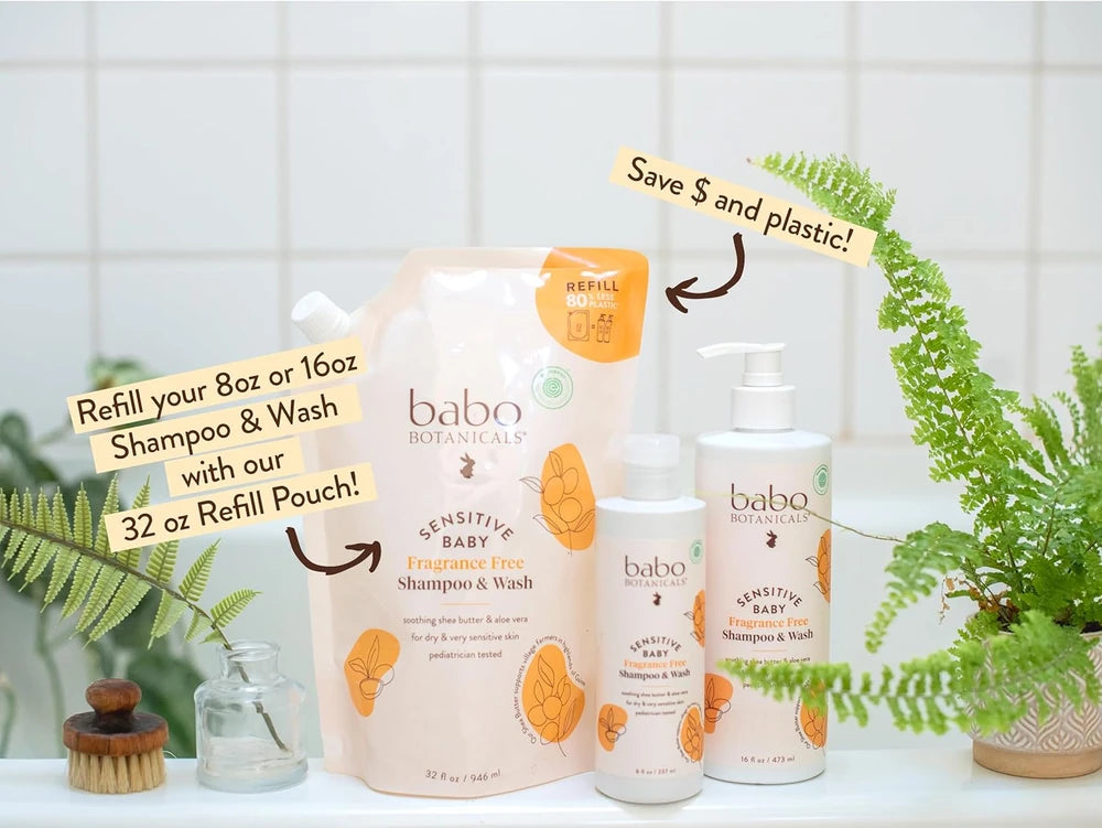 Babo Botanicals Fragrance-Free Shampoo & Wash