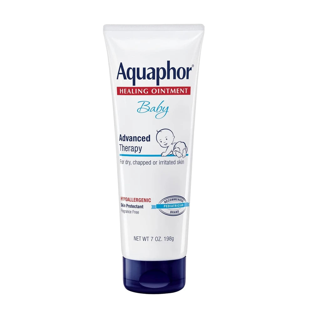 Aquaphor Baby Healing Ointment. Ideal for diaper rash relief and dry skin.