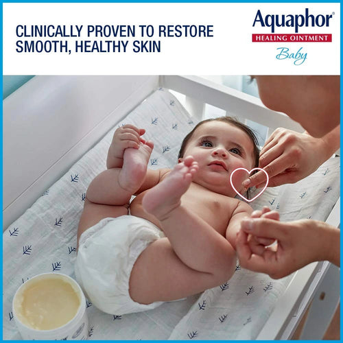 Aquaphor Baby Healing Ointment. Ideal for diaper rash relief and dry skin.