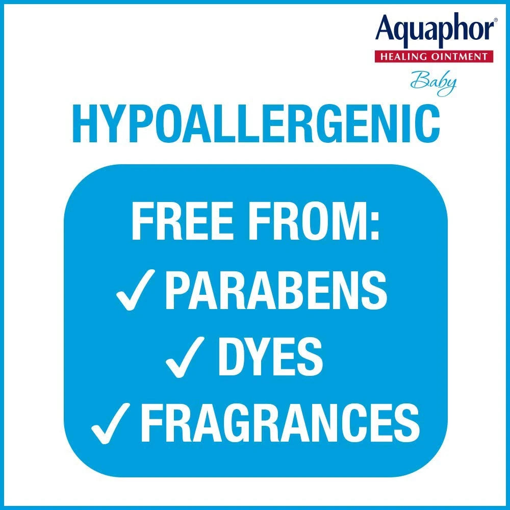 Aquaphor Baby Healing Ointment. Ideal for diaper rash relief and dry skin.