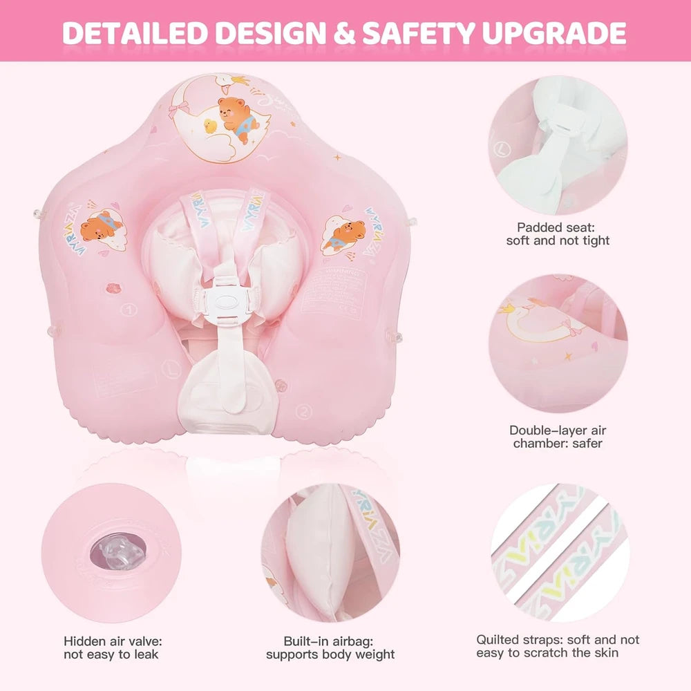 Loowatts Baby Pool Float with UV Canopy