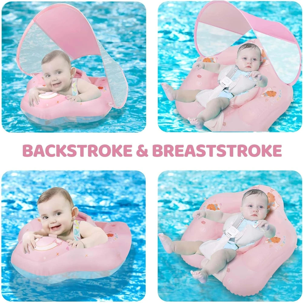 Loowatts Baby Pool Float with UV Canopy
