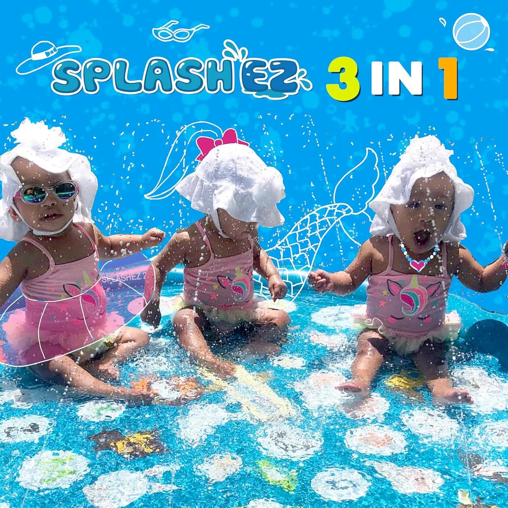 Baby & Toddler 3-in-1 Splash Pad. Keep toddlers cool and learning this summer.