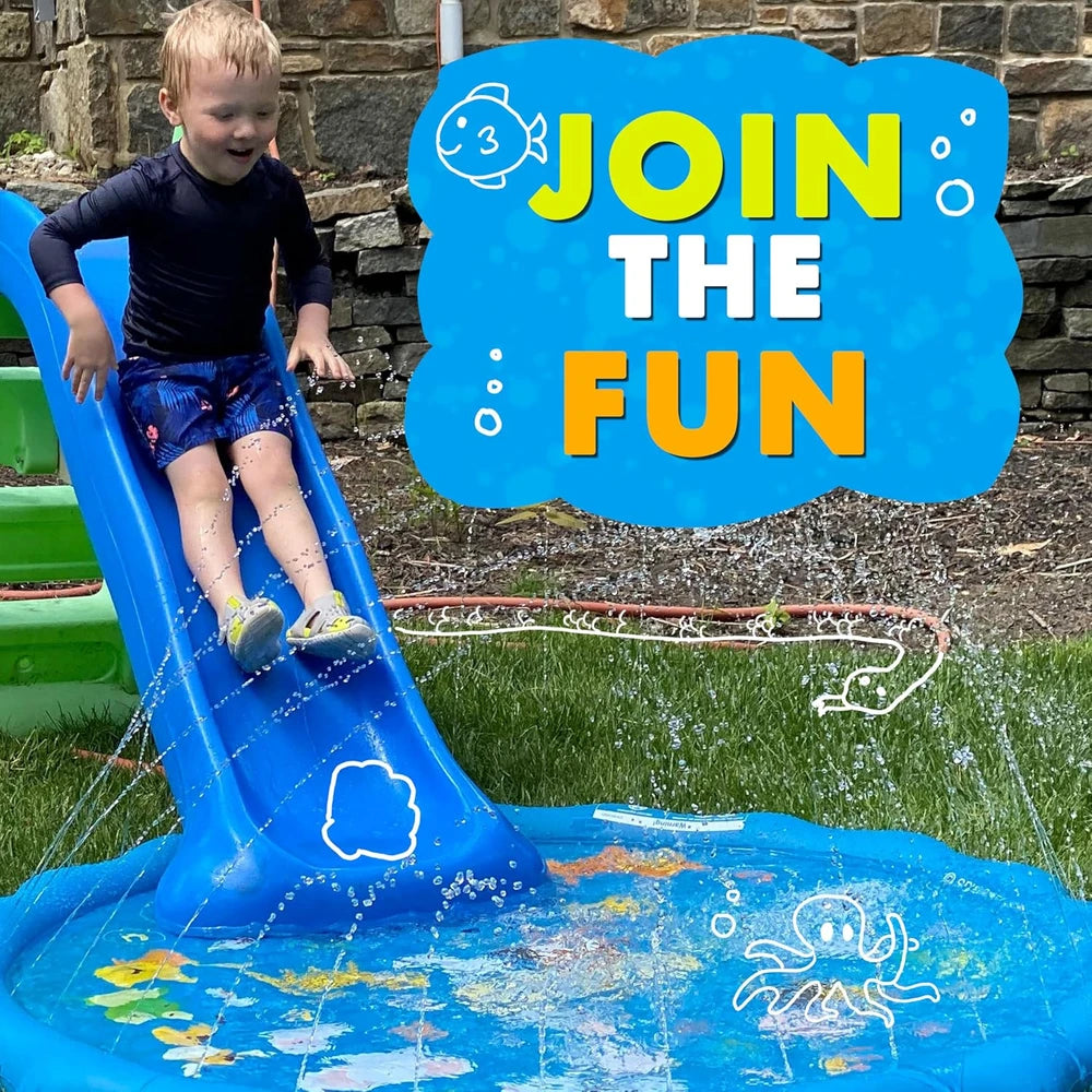 Baby & Toddler 3-in-1 Splash Pad. Keep toddlers cool and learning this summer.