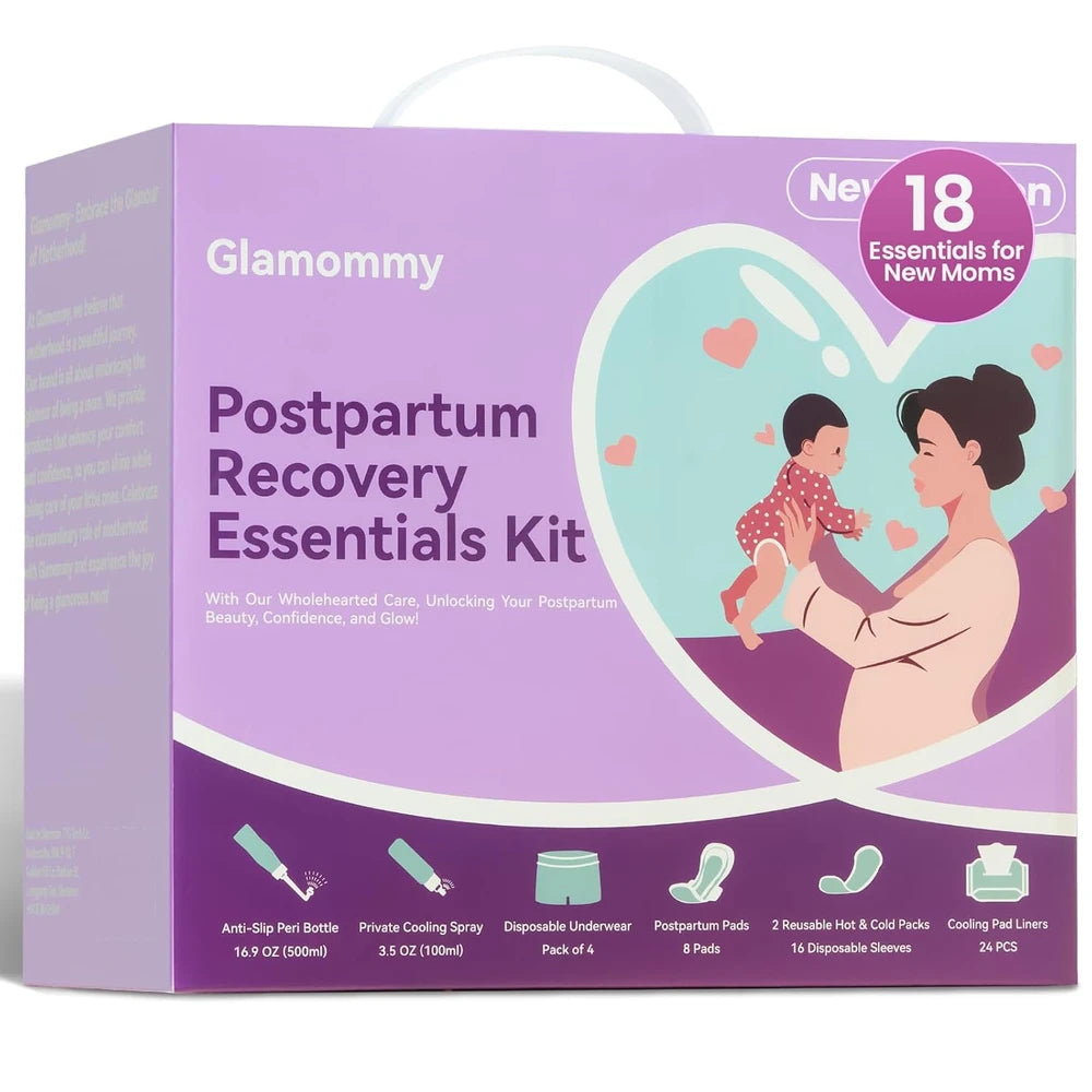 Glamommy Postpartum Recovery Essentials Kit for Women