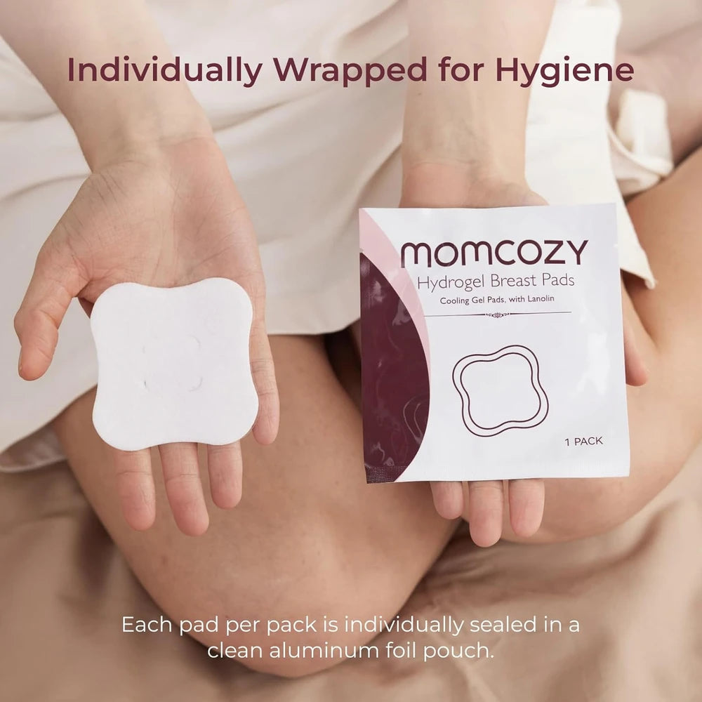 Momcozy Hydrogel Nursing Pad,  6 PCS Individually Wrapped
