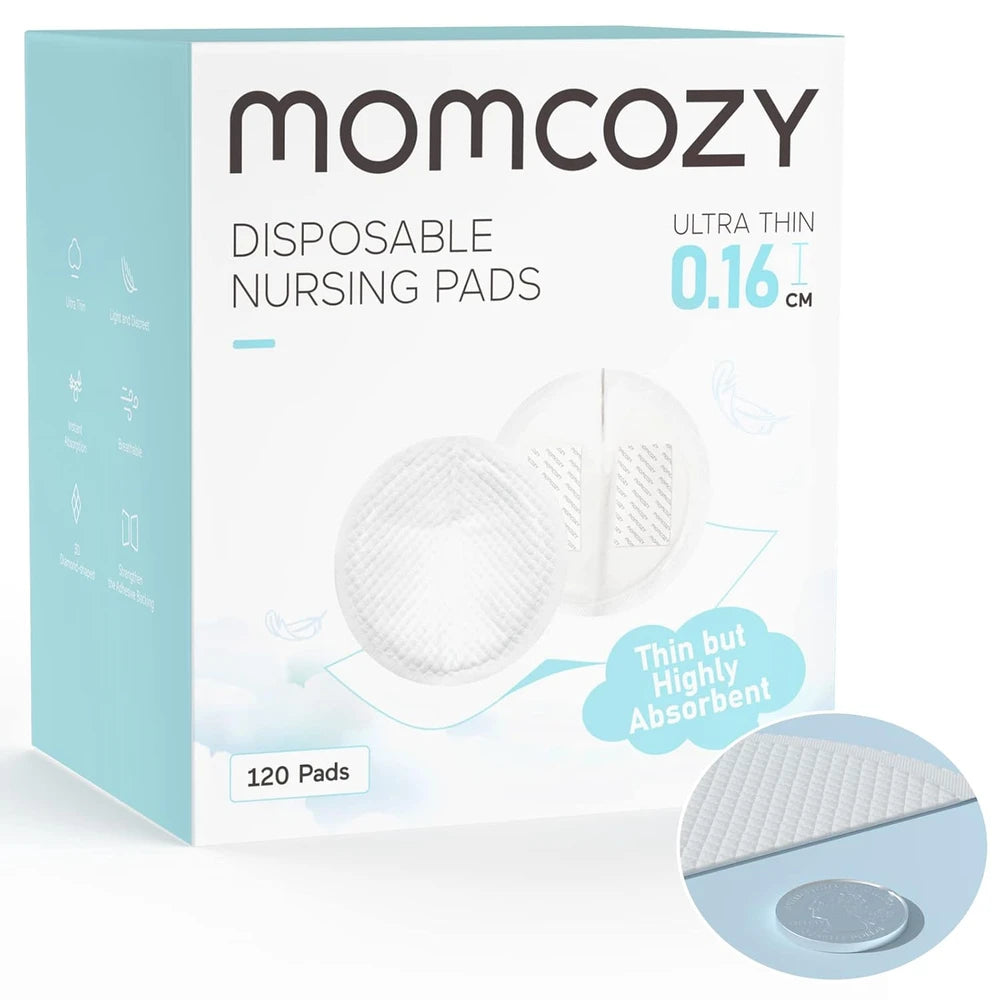 Momcozy Ultra-Thin Disposable Nursing Pads,  Individually Packaged（120 Count）