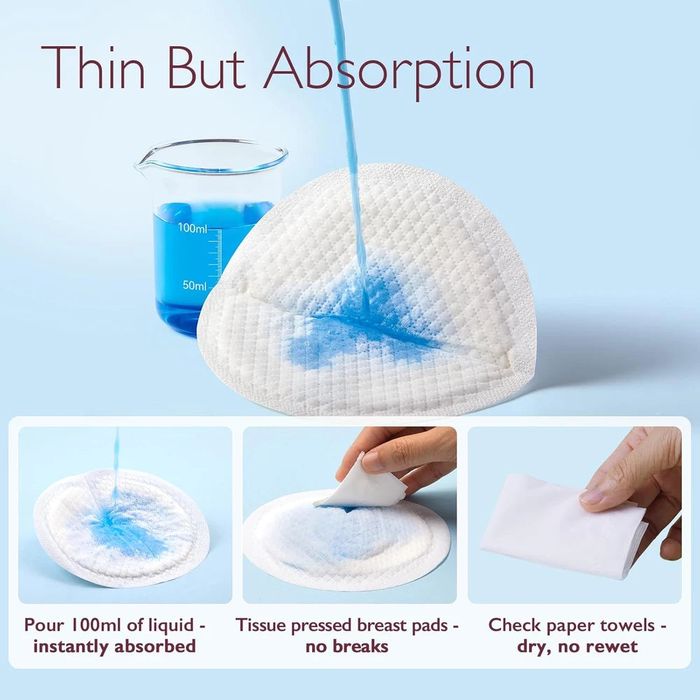 Momcozy Ultra-Thin Disposable Nursing Pads,  Individually Packaged（120 Count）