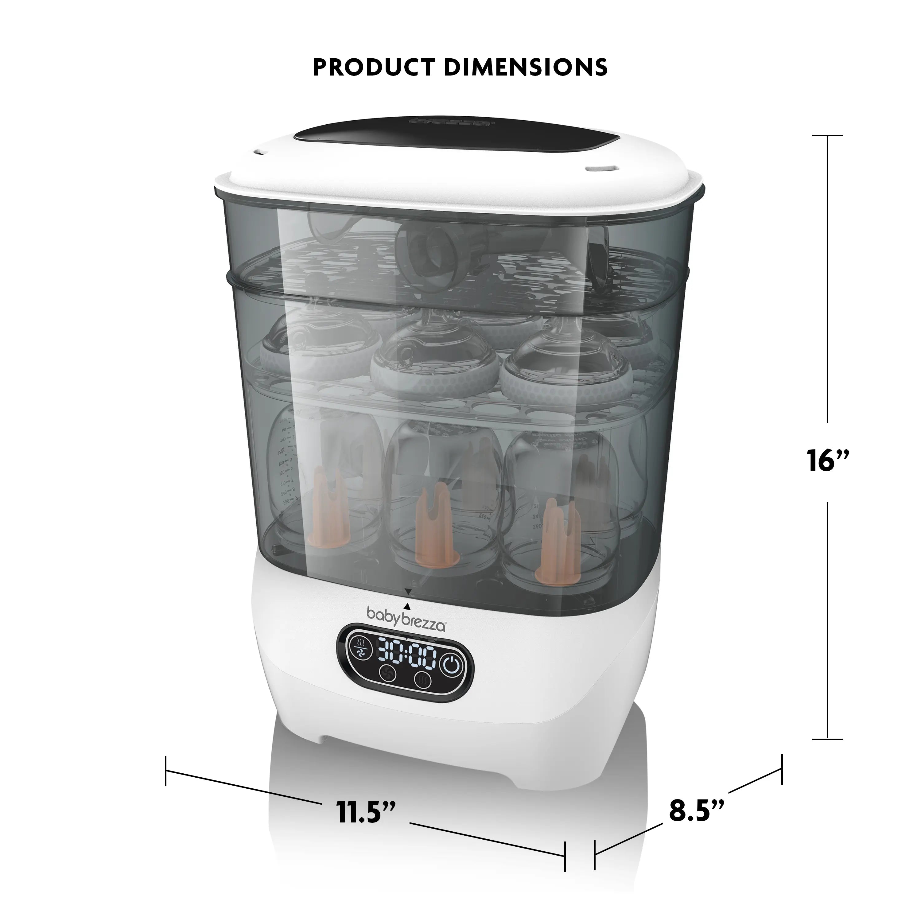 One Step™ Baby Bottle Sterilizer and Dryer Advanced - Electric Steam Sterilizer with HEPA Filter