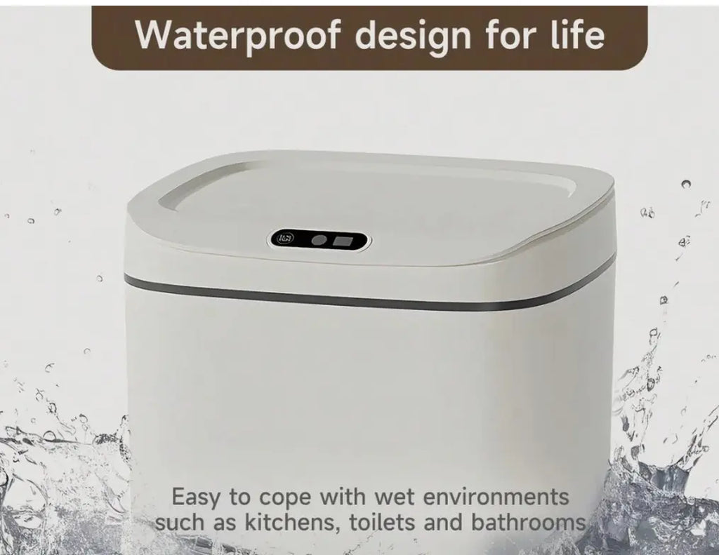Smart Trash Can Sensor Wastebasket Hand Free Touchless Sturdy 3.2/4.32 Gallon