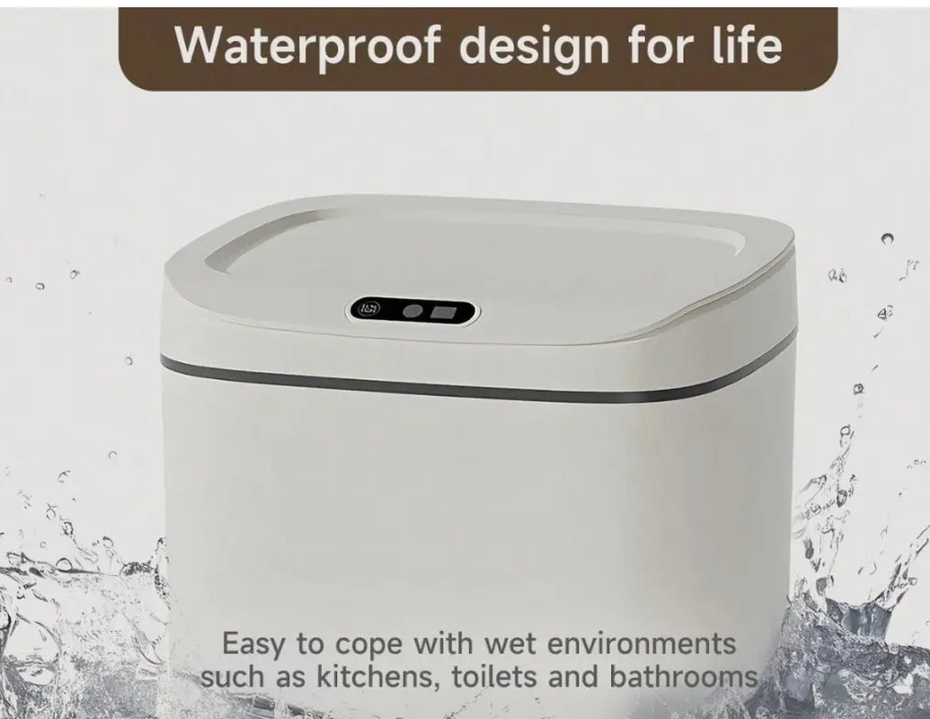 Smart Trash Can Sensor Wastebasket Hand Free Touchless Sturdy 3.2/4.32 Gallon