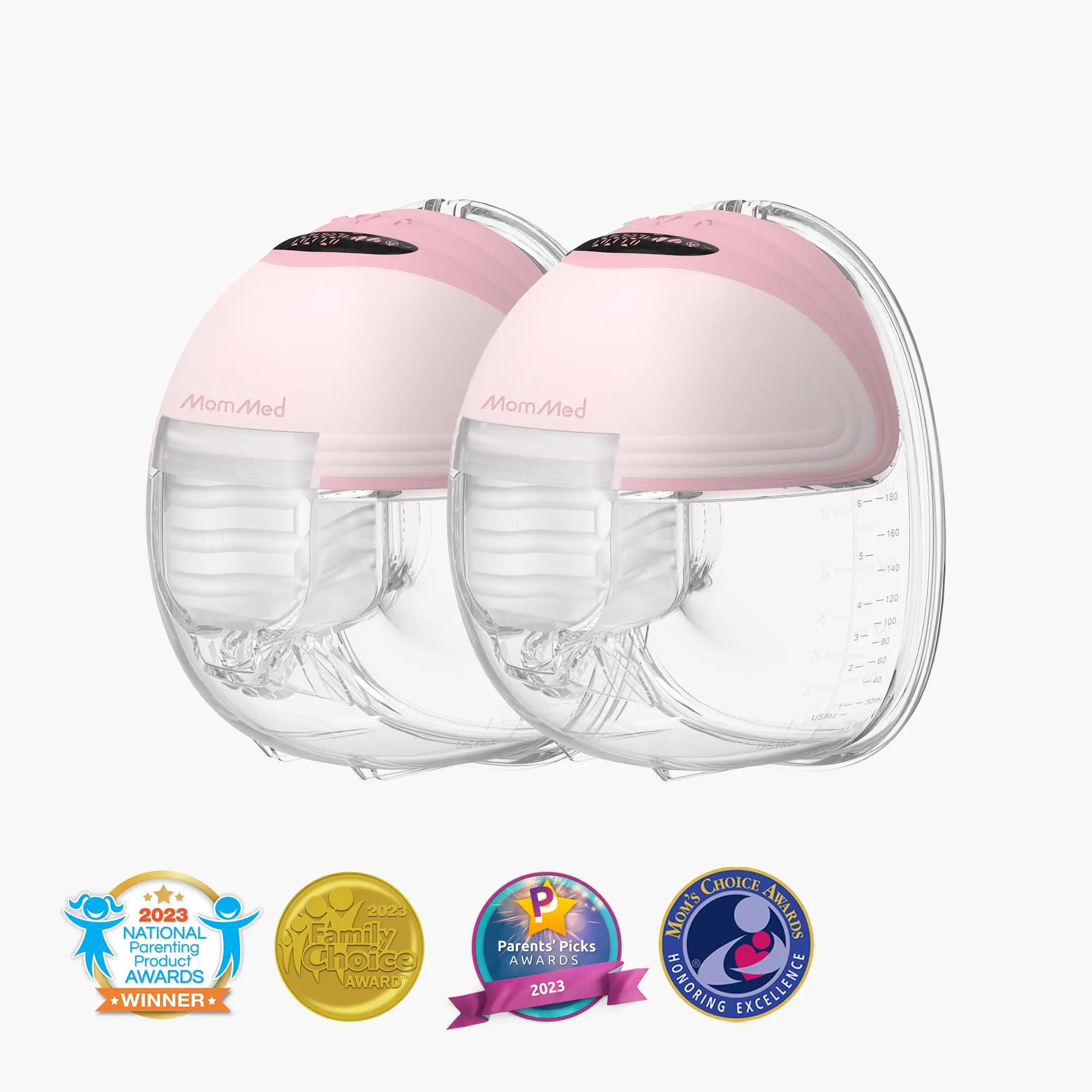 Mommed Wearable Breast Pump S21, Hands-Free Electric Breast Pump, Personalized Electric Portable Breast Pump, Large Capacity and Strong Suction for More Milk, Portable, Leak-Proof & Ultra-Quiet Breast Pump Summervibes