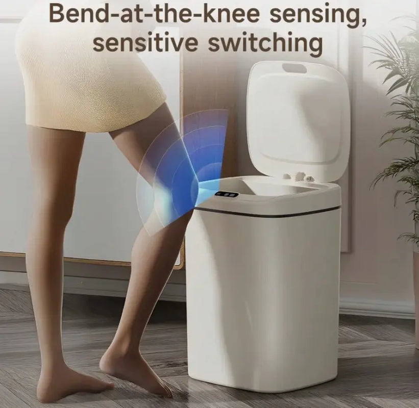 Smart Trash Can Sensor Wastebasket Hand Free Touchless Sturdy 3.2/4.32 Gallon