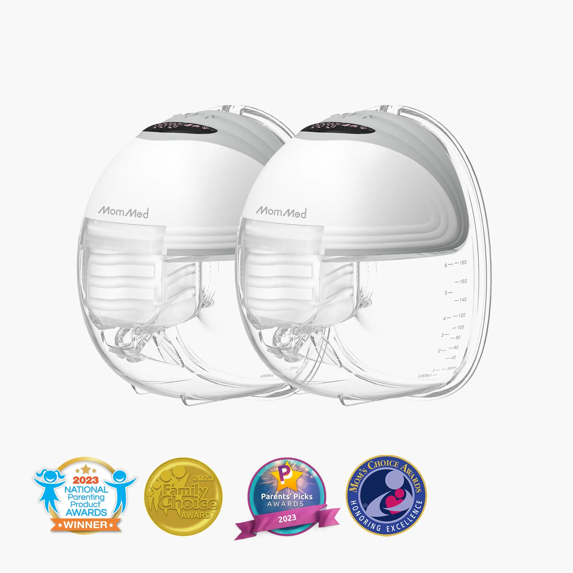 Mommed Wearable Breast Pump S21, Hands-Free Electric Breast Pump, Personalized Electric Portable Breast Pump, Large Capacity and Strong Suction for More Milk, Portable, Leak-Proof & Ultra-Quiet Breast Pump Summervibes