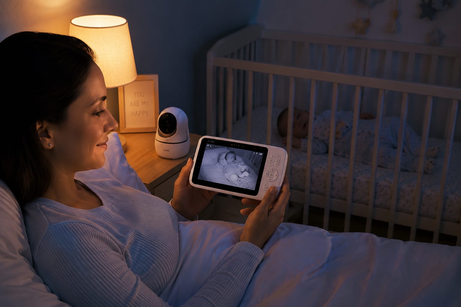 SleepPeace™ Baby Monitor - Finally Sleep Peacefully While Your Baby Sleeps Safely