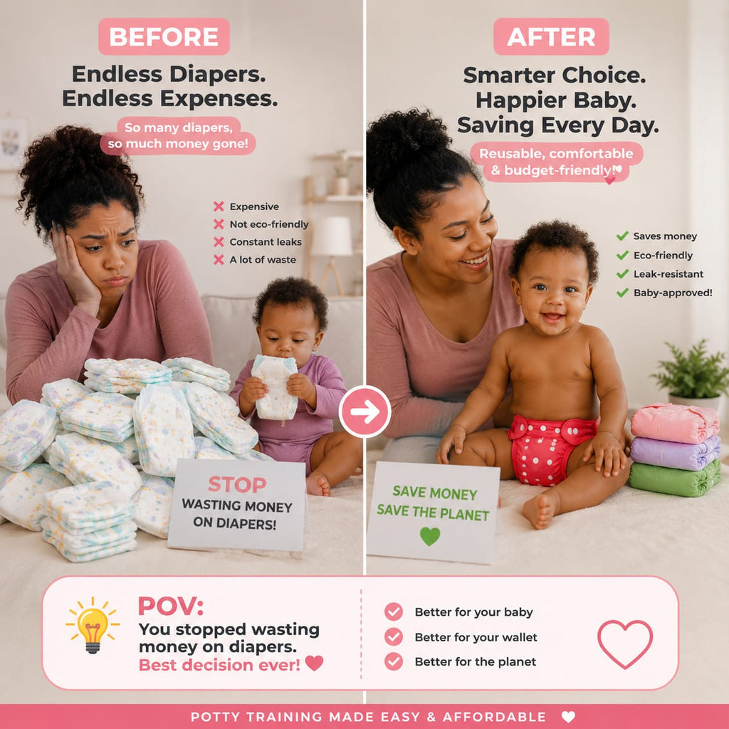 EcoSnug™ Reusable Baby Diaper – Soft, Leak-Proof & Money-Saving