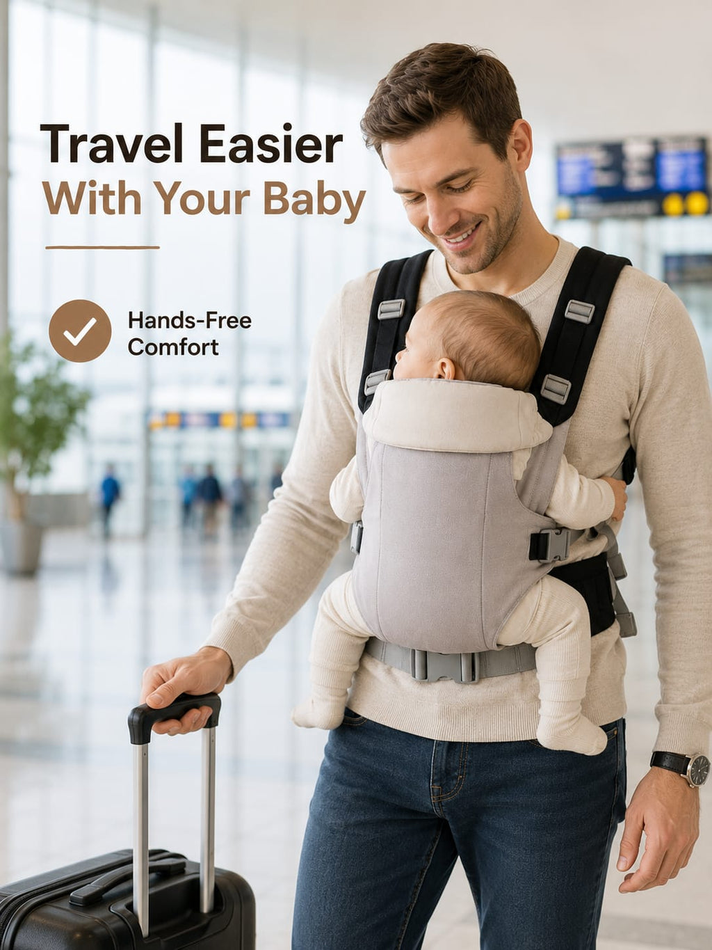 CarryNest™ Baby Carrier – Hands-Free Comfort For Busy Parents