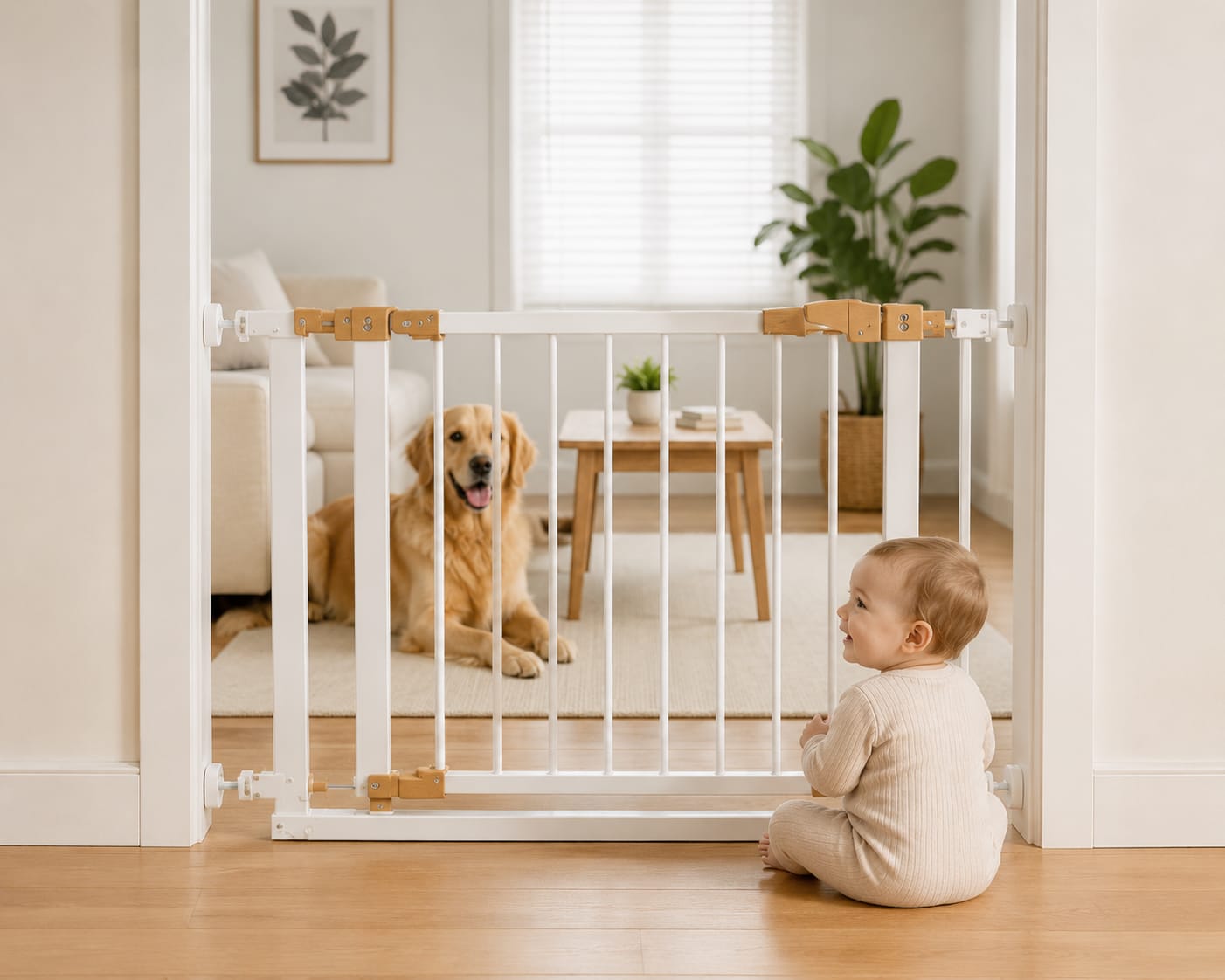 SafeNest™ Adjustable Baby Safety Gate – Protect Every Step 👶🏡