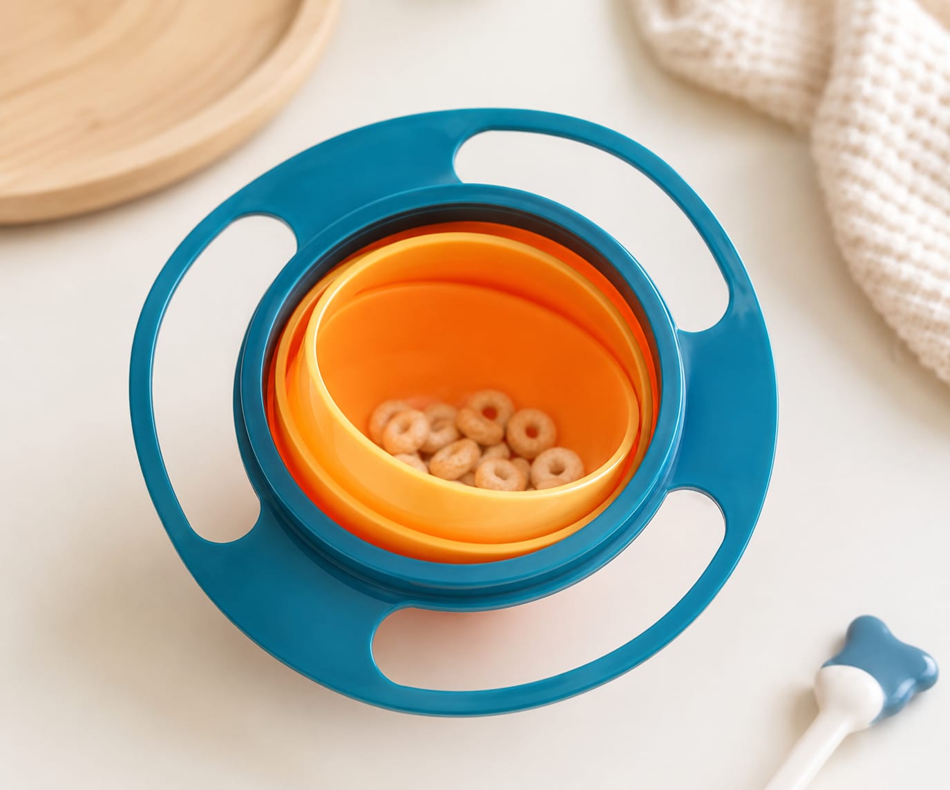 360° Spill-Proof Baby Bowl™ | No More Messy Mealtime