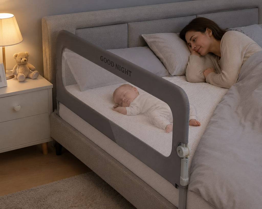 SafeNest Baby Bed Guardrail™ | Sleep Protection for Your Little One
