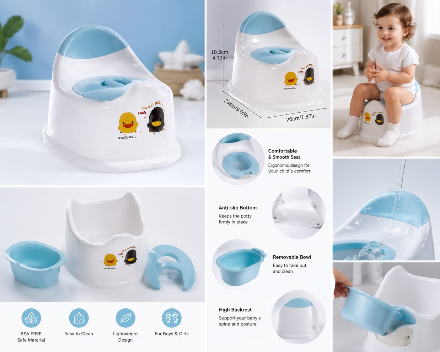 ToddleEase™ Potty Training Seat for Kids