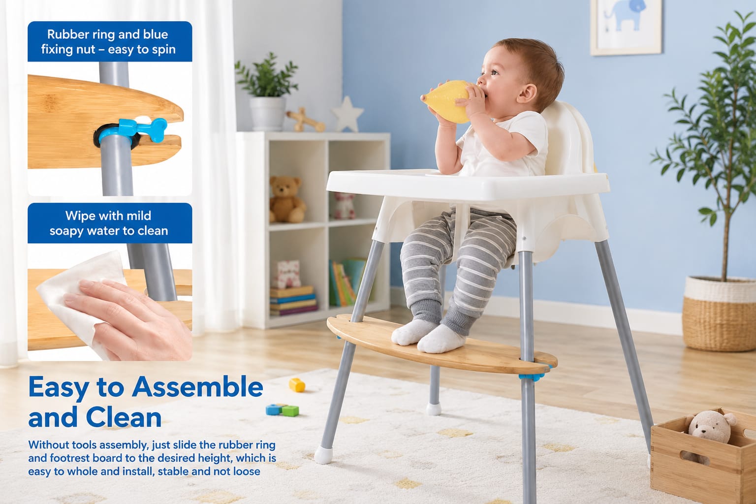 ComfortStep™ Baby High Chair Footrest