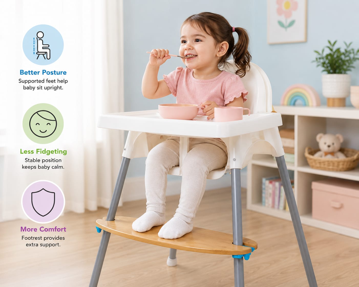 ComfortStep™ Baby High Chair Footrest