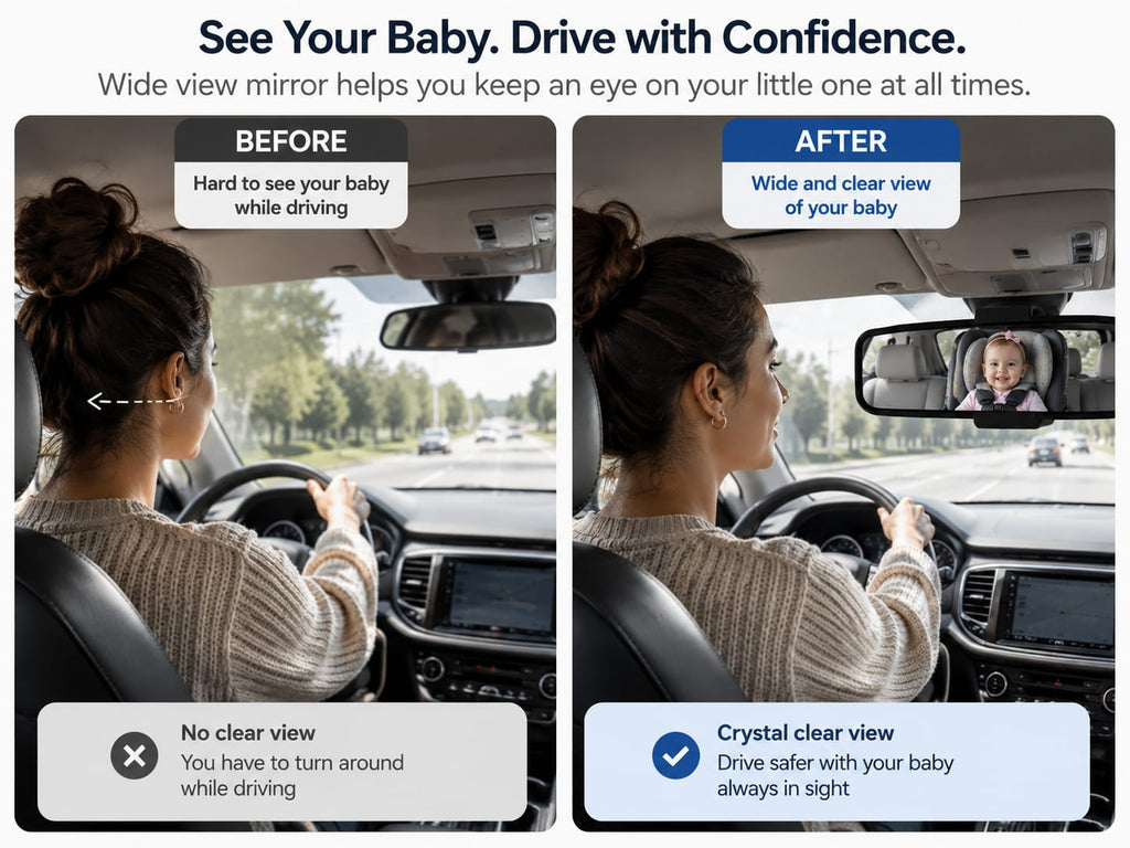 DriveSafe™ Wide View Baby Mirror