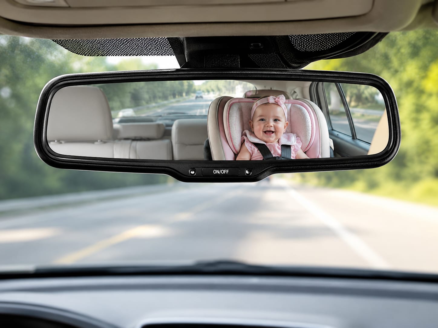 DriveSafe™ Wide View Baby Mirror