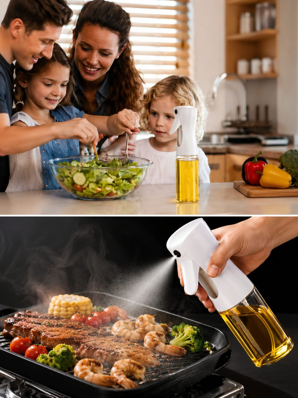 OilMist Pro™ – Healthy Oil Spray Bottle For Perfect Cooking Control