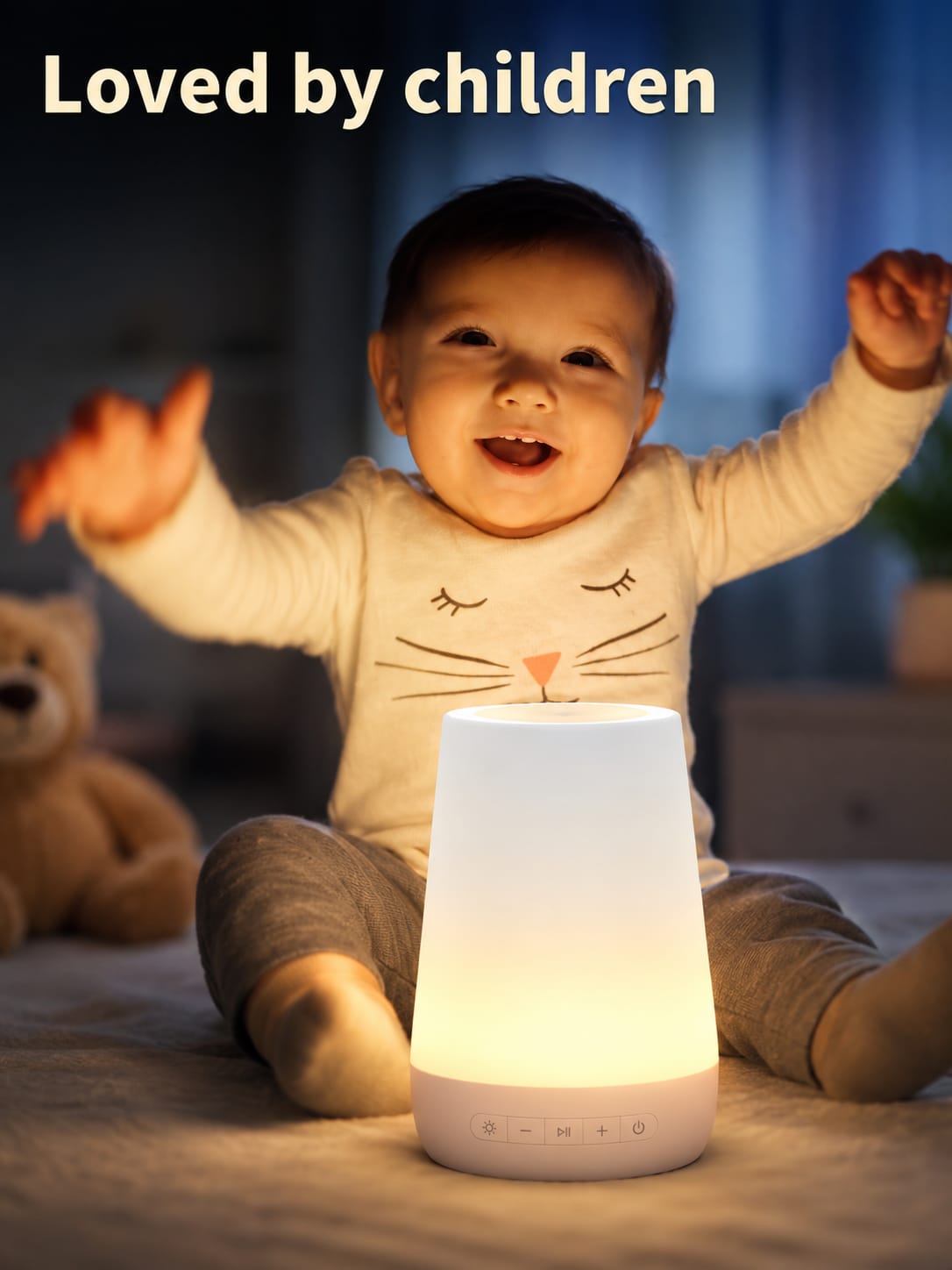 DreamGlow™ Baby Sleep Sound Machine & Night Light