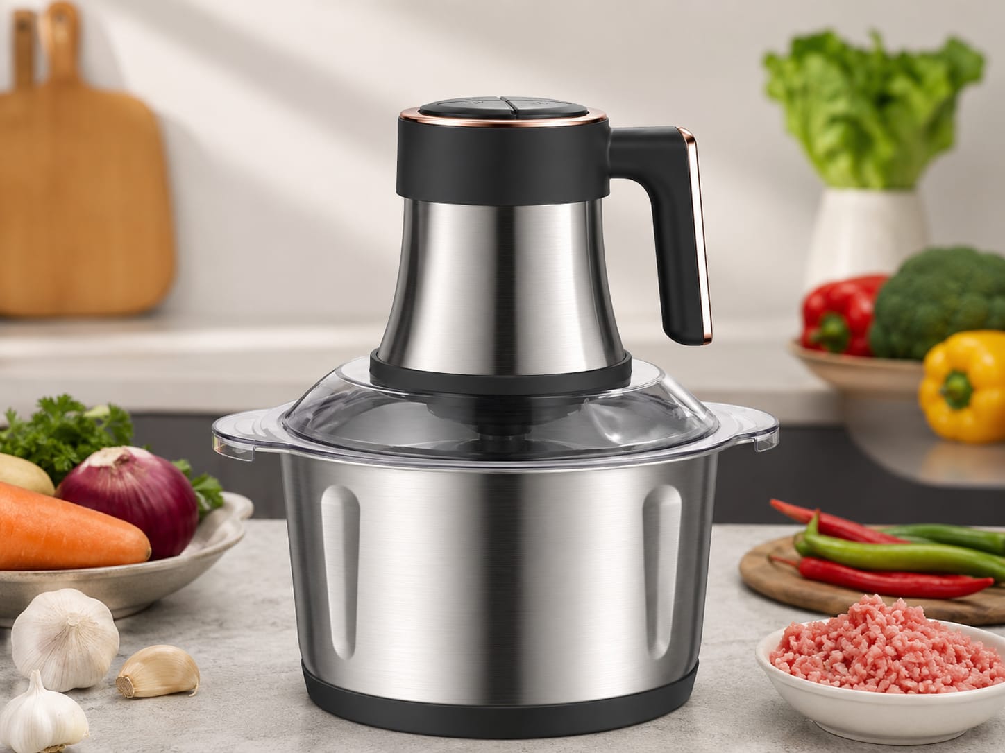QuickPrep™ Electric Food Chopper - Cook Faster. Stress Less.