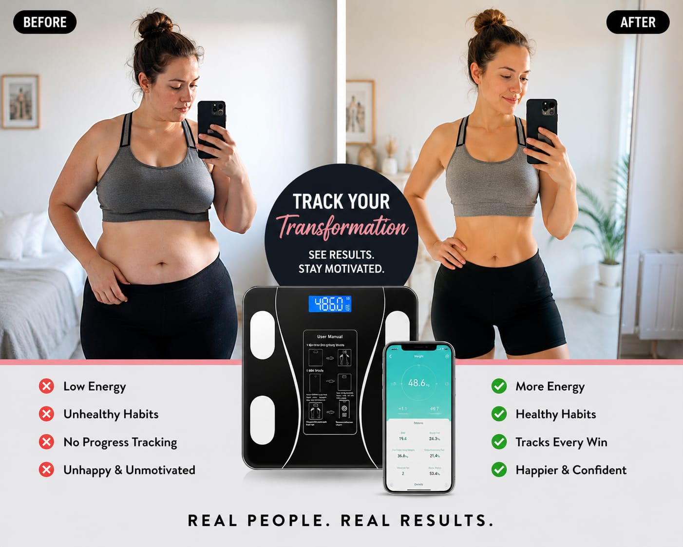 FitTrack™ Smart Body Scale - Take Control Of Your Health Again