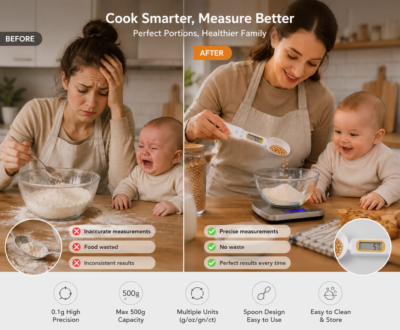 SmartMeasure Digital Spoon Scale