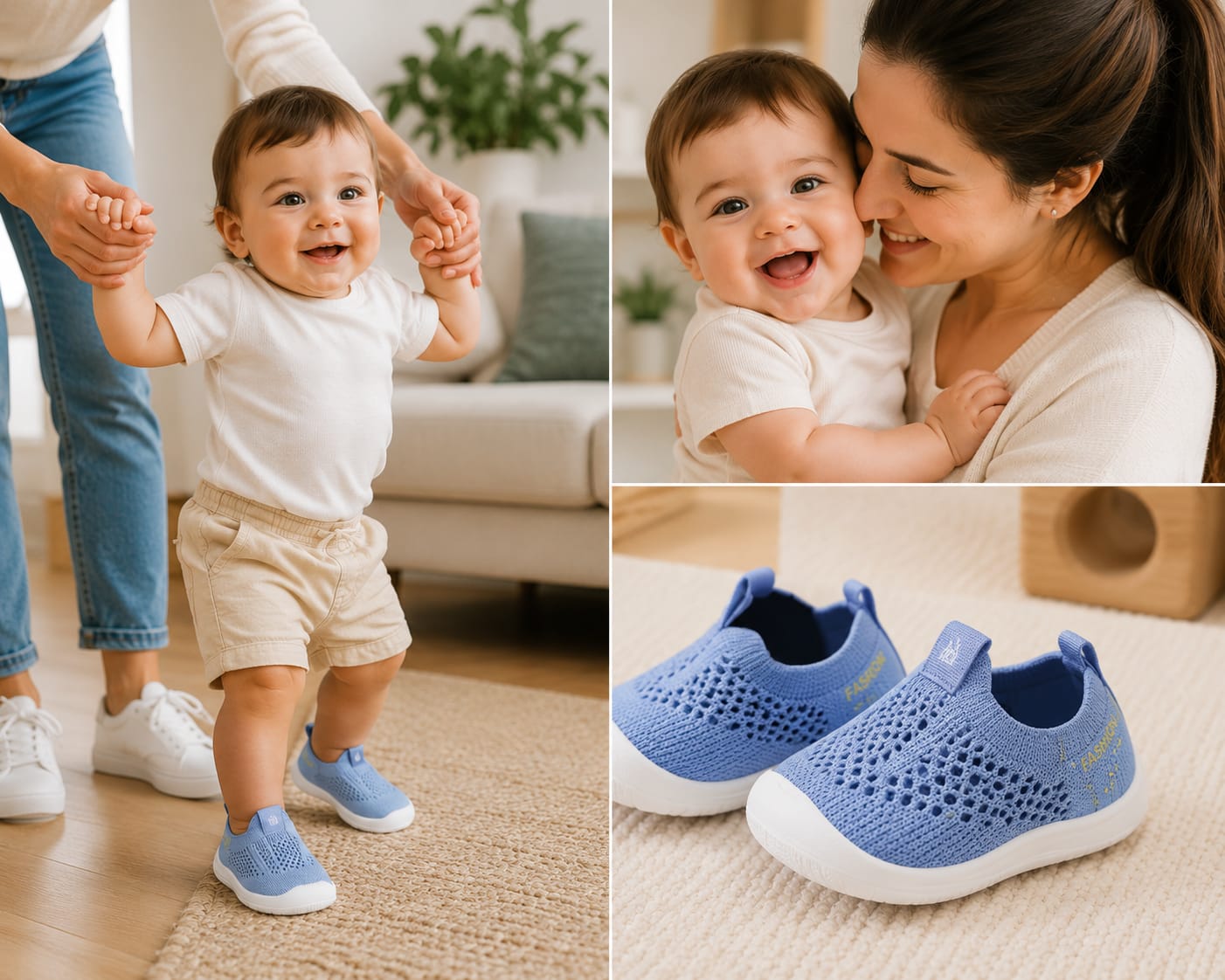 TinySteps™ Breathable Baby Walking Shoes