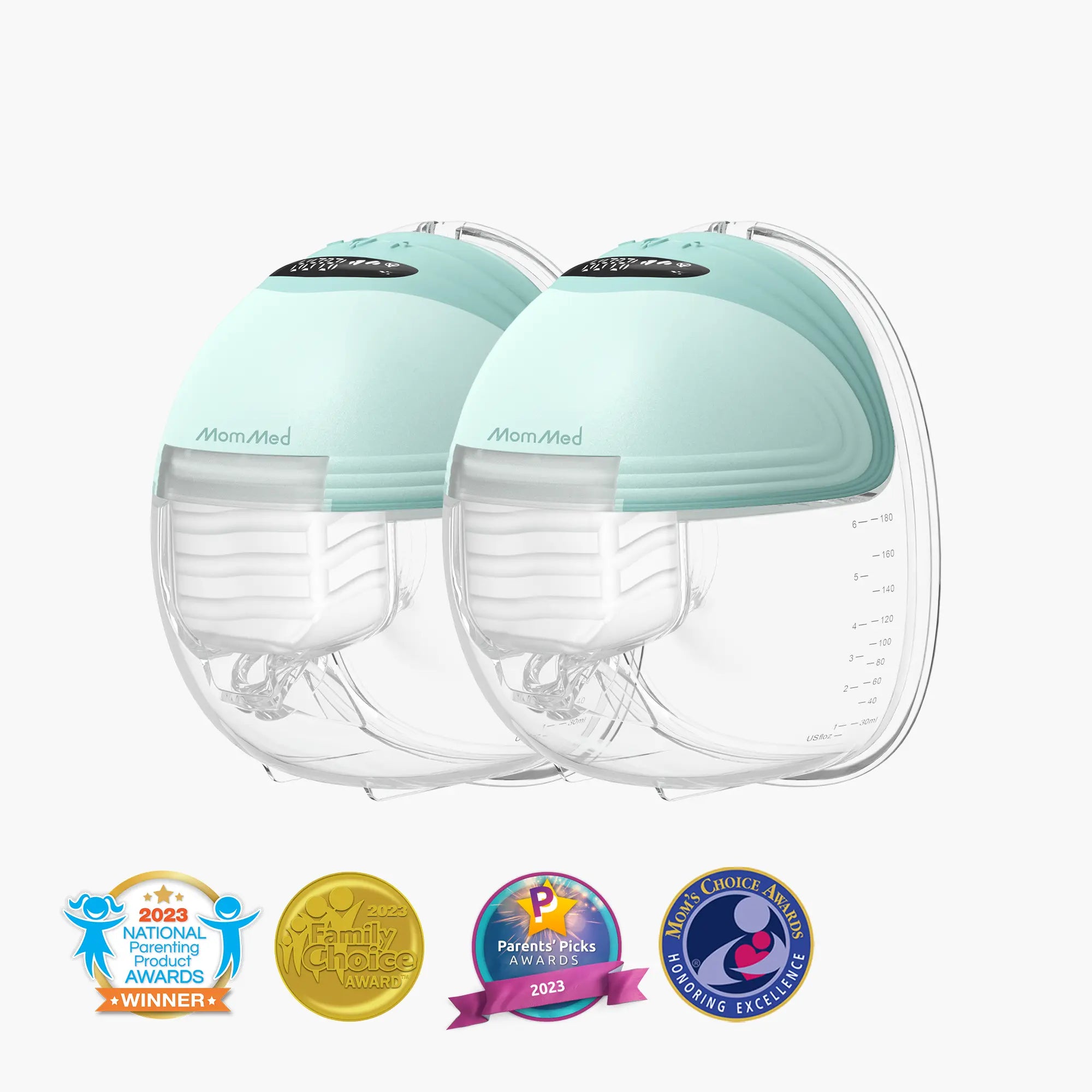 Mommed Wearable Breast Pump S21, Hands-Free Electric Breast Pump, Personalized Electric Portable Breast Pump, Large Capacity and Strong Suction for More Milk, Portable, Leak-Proof & Ultra-Quiet Breast Pump Summervibes
