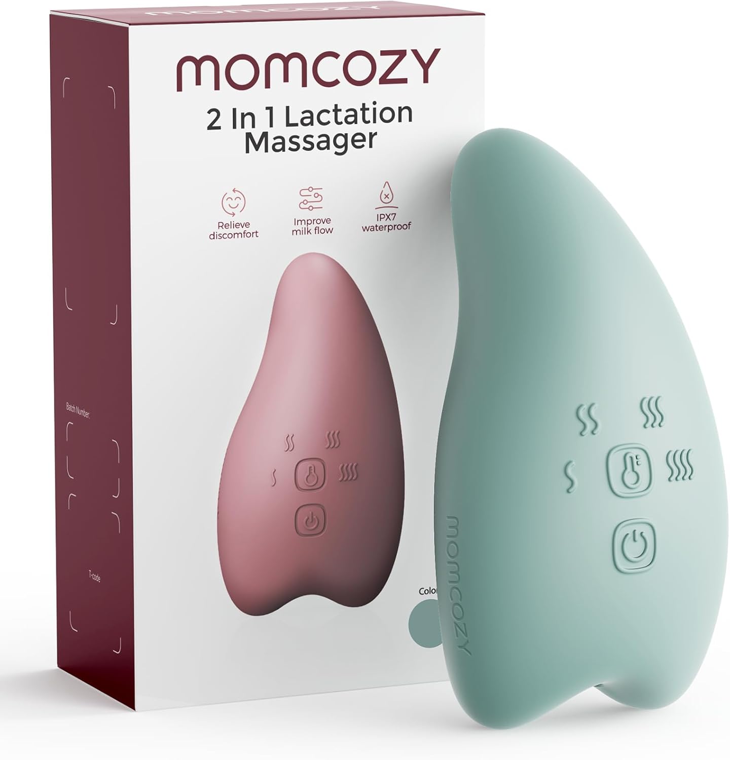 Momcozy A1Pro Lactation Massager, Deep Vibration & Rapid Heating for Clog Relief & Efficient Pumping. - Islaviva