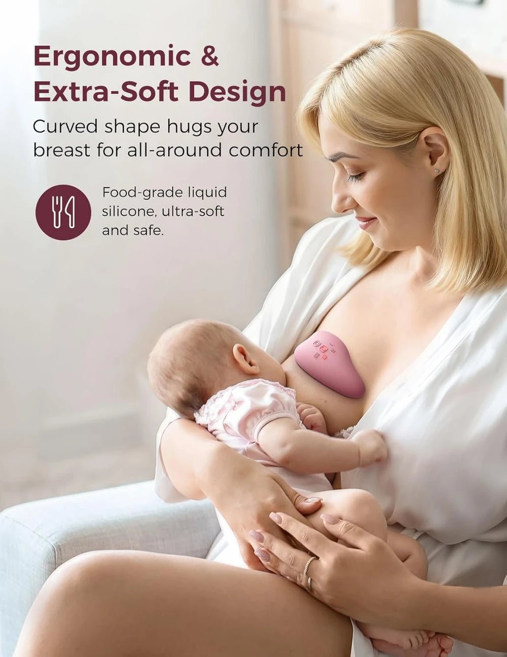 Momcozy A1Pro Lactation Massager, Deep Vibration & Rapid Heating for Clog Relief & Efficient Pumping. - Islaviva
