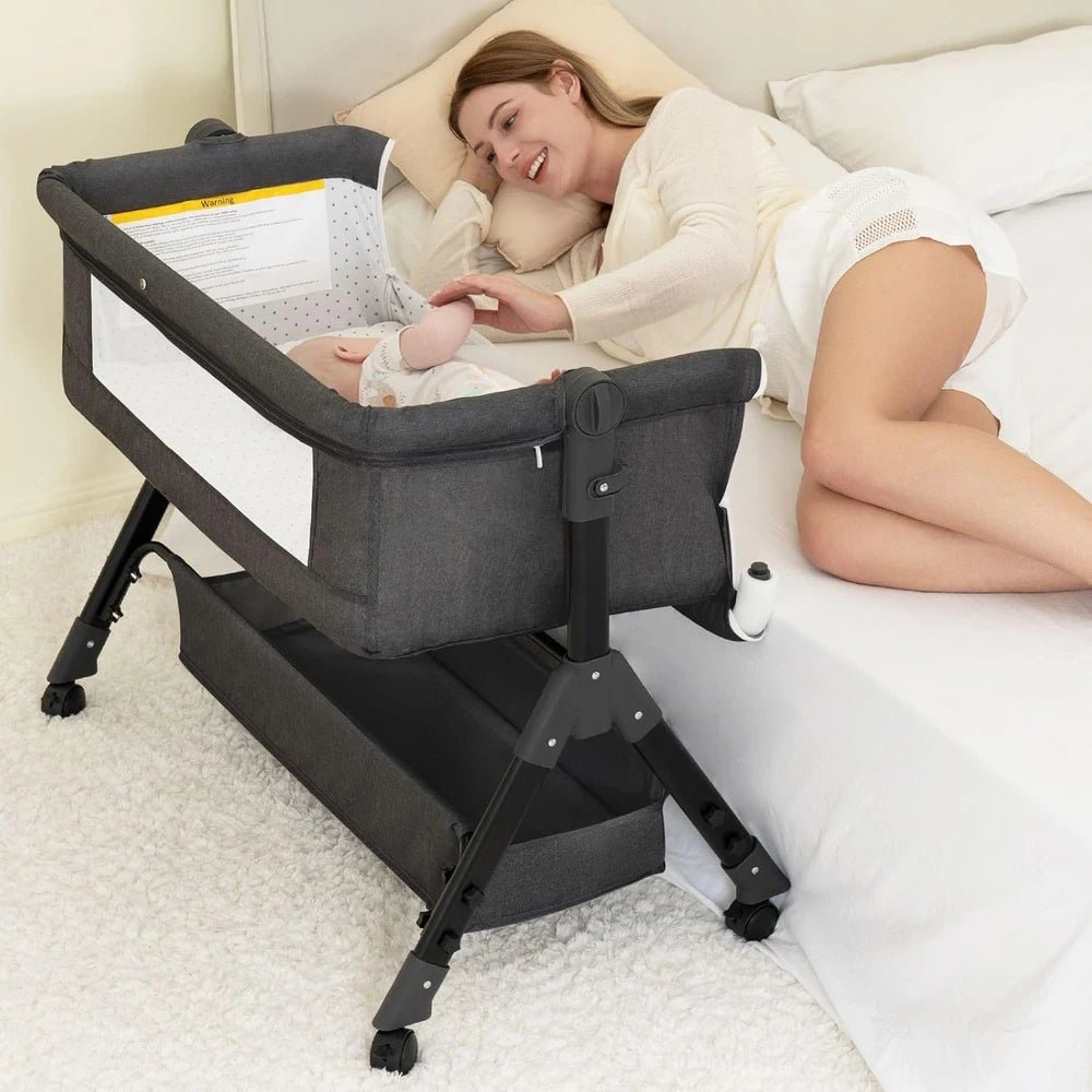 Veluci Bedside 3-in-1 Bassinet - Islaviva
